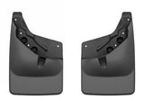 WeatherTech 24-25 Toyota Tacoma w/o Fender Flares Rear No Drill MudFlaps - Black