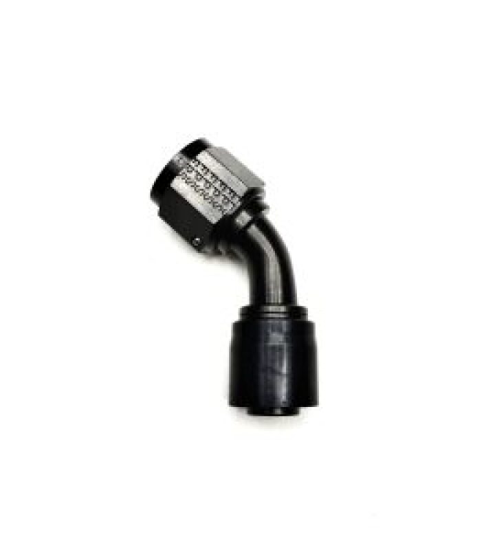 Fragola -6AN 45 Degree Fixed/Single Swivel Sport Crimp Pro Hose End