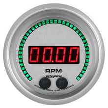 Load image into Gallery viewer, Autometer 85.7mm Silver 0-16K RPM Tachometer Ultra-Lite Elite Digital Gauge