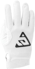 Answer 25 Peak Gloves White/Black Logo Youth - Large