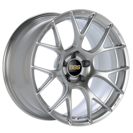 BBS RE-V7 18x8.5 5x114.3 ET42 Diamond Silver Wheel -82mm PFS/Clip Required