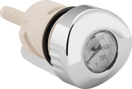 Bikers Choice 04-Up Sportster White Face Oil Temperature Gauge Dipstick