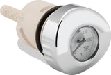 Bikers Choice 04-Up Sportster White Face Oil Temperature Gauge Dipstick