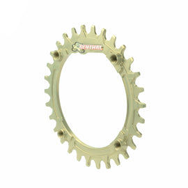 Renthal 1XR Chainring 104 mm. BCD 30T - Hard Anodized Aluminum Gold