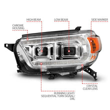 Load image into Gallery viewer, ANZO 10-13 Toyota 4Runner Projector Headlights - Chrome