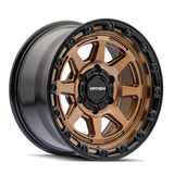 Mayhem 8306 Ridgeline 17x8.5 / 6x135 BP / -6mm Offset / 87.1mm Hub Satin Bronze/Black Lip Wheel