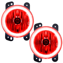 Load image into Gallery viewer, Oracle Lighting 07-09 Jeep Wrangler JK Pre-Assembled LED Halo Fog Lights -Red SEE WARRANTY