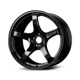 Gram Lights 57CR 18x7.5 +40 5x114.3 Gloss Black Wheel