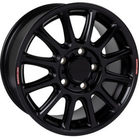 Raceline A14VB Alpha 15x7in/5x114.3 BP/56mm Offset/68mm Bore - Satin Black Wheel