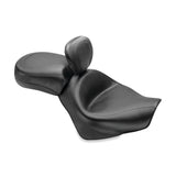 Mustang 07-15 Honda VT750C2 Spirit, 10-20 Phantom Wide Touring 2PC Seat w/Driver Backrest - Black