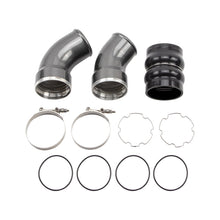 Load image into Gallery viewer, Wehrli 06-10 Chevrolet 6.6L LBZ/LMM Duramax Passenger Side 3.5in Intercooler Pipe - Flat Black
