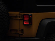 Load image into Gallery viewer, Raxiom 07-18 Jeep Wrangler JK Axial Series Lux LED Tail Lights- Blk Housing (Clear Lens)