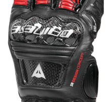 Load image into Gallery viewer, Dainese Druid 4 Leather Gloves Black/Lava-Red/White - XS
