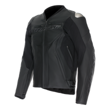 Load image into Gallery viewer, Dainese Racing 5 Leather Jacket Black/Black/Black Short Size - 46