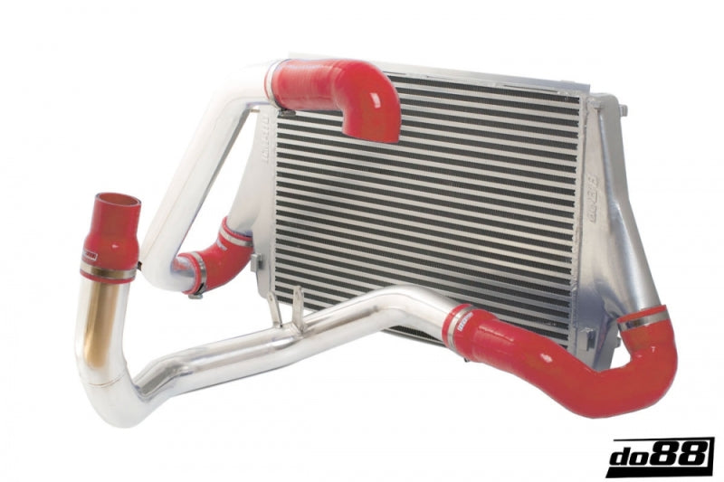 do88 03-11 SAAB 9-3 1.8T/2.0T (B207) BigPack Intercooler Kit w/Red Hoses