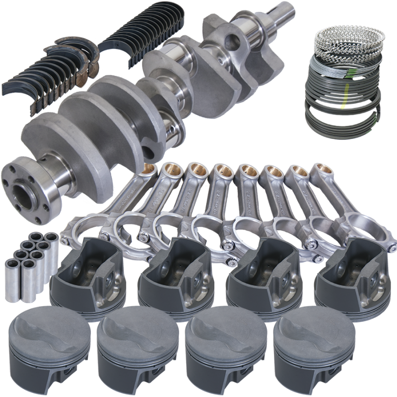 Eagle Ford 289/302 3.000in Crank 5.090in I-Beam Rods -5cc Flat Top 4.030in Pistons Rotating Assembly