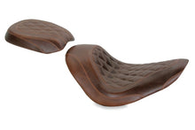 Load image into Gallery viewer, Mustang 06-17 Harley Softail Wide Tire (200mm)Wide Tripper Solo Seat - Distressed Brown