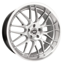 Enkei Lusso 20 x 8.5 40mm Offset 5x114.3 Bolt Pattern Hyper Silver w/ Machined Lip Wheel