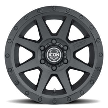 Load image into Gallery viewer, ICON Rebound 17x8.5 6x135 6mm Offset 5in BS 87.1mm Bore Double Black Wheel