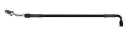 Goodridge 70in Universal Clutch Line w/Blk Zinc Fittings & Blk Hose - 90Deg Banjo w/20Deg 7/16 UNF