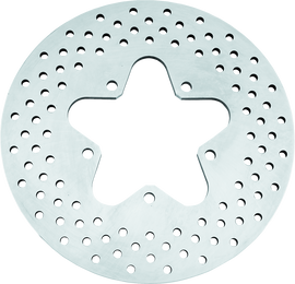 Bikers Choice 86-99 FLT Stock Replacement Rear Brake Rotor Drilled Steel H-D 40936-86