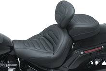 Load image into Gallery viewer, Mustang 18-21 Harley Fat Bob Standard Touring Recessed Passenger Seat - Black