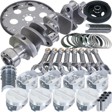 Load image into Gallery viewer, Eagle Chevy 350 1Pc 3.750in Crank 5.700in I-Beam Rod 4.030in Pistons 168 Tooth FP Balanced Assembly
