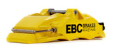 EBC Racing 17-22 Honda Civic Type-R (FK8) Yellow Apollo-6 Front Left Caliper