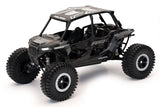 New Ray Toys Polaris RZR XP 4 Turbo Rock Crawler (Titanium Metallic) Scale - 1:18