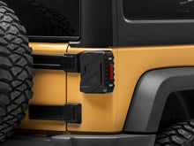 Load image into Gallery viewer, Raxiom 07-18 Jeep Wrangler JK Axial Series Trident LED Tail Lights- Blk Housing (Smoked Lens)