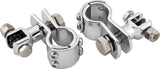 Bikers Choice Chrome Engine Guard Footpeg Mount for 1 1/4 Inch Tube. Uses Male Pegs