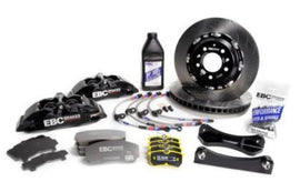 EBC Racing 04-09 Honda S2000 AP2 Black Apollo-4 Calipers 330mm Rotors Front Big Brake Kit