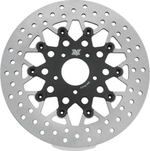 Load image into Gallery viewer, Twin Power 08-13 FLH FLT 08-16 FLHR 06-17 Dyna Front 11.8 Floating Rotor Mesh Black
