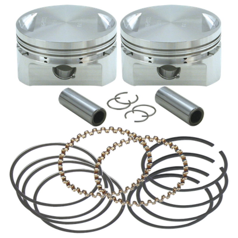 S&S Cycle 84-99 BT 3-1/2in Standard Bore Forged Stroker Piston Kit