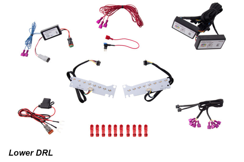 Diode Dynamics 17-20 Chevrolet Camaro ZL1 RGBWA Lower DRL Boards