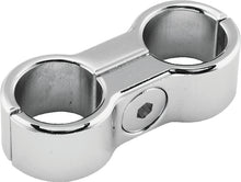 Load image into Gallery viewer, Bikers Choice Chrome Plain Oil Hose Separator For 2 Hoses