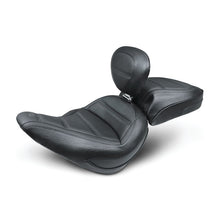 Load image into Gallery viewer, Mustang 18-21 Harley Softail Slim Standard Touring Solo Seat w/Driver Backrest - Black