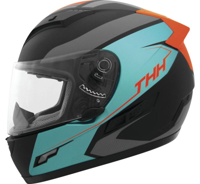THH Helmets TS-80 Vision Orange/Turquoise - Small