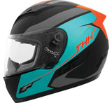 THH Helmets TS-80 Vision Orange/Turquoise - XL