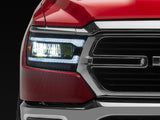 Raxiom 19-22 Dodge RAM 1500 LED Headlights- Black Housing (Clear Lens)(w/Factory Halogen Headlights)