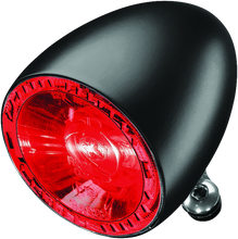 Load image into Gallery viewer, Kuryakyn Bullet 1000 Run Brake Taillight Clear Lens Red/Red Satin Black