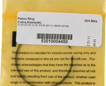 Load image into Gallery viewer, Vertex Piston 07-09/12-16 Cobra CX 65 65cc Replacement Rings - Single