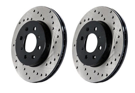 Centric 03-04 Audi RS6 Drilled Right Front OE Design Brake Rotor