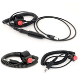 Rugged Radios Hole Mount Steering Wheel Quick Disconnect Push to Talk (PTT)
