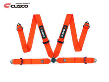 Load image into Gallery viewer, Cusco Universal 4 Point 3in Width Racing Harness - Red