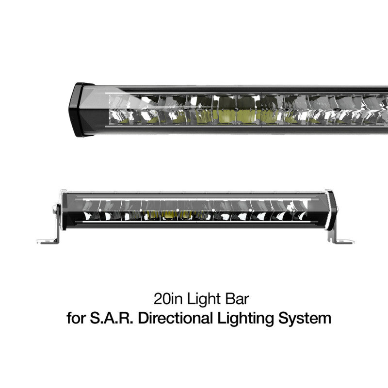 XK Glow White Housing SAR Light Bar - Emergency Search and Rescue Light 20In