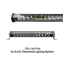 Load image into Gallery viewer, XK Glow White Housing SAR Light Bar - Emergency Search and Rescue Light 20In
