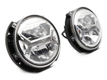 Load image into Gallery viewer, Raxiom07-18 Jeep Wrangler JK LED Halo Projector Headlights- Chrome Housing (Clear Lens)