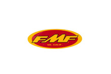 Load image into Gallery viewer, FMF Racing 5In Oval Sticker (Yel/Red) (Individual)