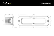 Load image into Gallery viewer, Diode Dynamics SS6 Sport White Flood Flush RBL (single) 6000K